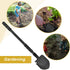 Folding Shovel (24.21'') - Camping Survival Off Road E Tool with Pickaxe, Portable Bag