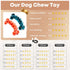 Dog Toys for Large Dogs - Super Chewer Indestructible Toy for Aggressive Chewers, Durable Tough Chew Toys for Medium,