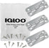 Igloo Cooler Heavy Duty Stainless Steel Hinges for Ice Chests (Set of 3)