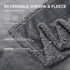 Synvexor Love Blanket Waterproof for Couples,Washable Stain Proof Twin Intimacy Blanket,Reversible Soft Fluffy Spill
