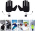 USB Heated Gloves Pad, 5 Finger Fast Heating Pad, 2Pcs Ultra Thin Efficient for Indoors and Hiking