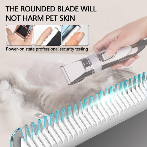 12V Professional Dog Clippers for Grooming - Electric Sheep Shears, Heavy Duty Animal Hair Trimmers