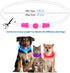 LED Dog Collar, USB Rechargeable Glowing Lighted Collar, Water-Resistant TPU Safety Lights for All Dog Sizes