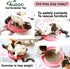 3 1 AUOON Cat Scratcher Toy with Ball Track - in Interactive Cat Toy, Cat Scratch Pad with Cat Ball Toy and Plush Cat