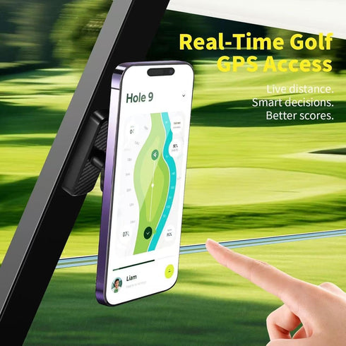 Sathotho 12-17 2026 Magnetic Golf Cart Phone Holder for MagSafe iPhone Top Golf Gifts for Men Women Dad, Essential Golf