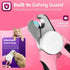 Trimmer Flexzion Pet Nail Clippers for Dogs & Cats - Stainless Steel Blade Cat Nail with Stored Nail File, Safety