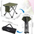 Roptat 2 Pack Backpacking Camping Stool,Portable Folding Compact Lightweight Stool Seat for Camping Fishing Hiking