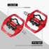 MTB Mountain Bike Pedals by Pedal, Compatible with Dual Function Sealed Clipless Aluminum 9/16" Flat Platform with