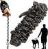 Dog Leash Metal Leashes with Pet Collar, Heavy Duty Anti Bite Chain Rope Hook for Medium and Large Dogs