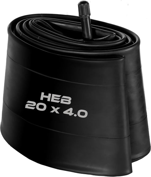 HEB Heavy Duty Bike Tube for Ebike Tires - Puncture Resistant Inner Tube for 20x4 Bike Tire