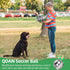 Dog Soccer Balls Toy with Bell Inside, Outdoor Interactive Toys for Tug of War, Puppy Birthday Gifts, Durable Squeaky