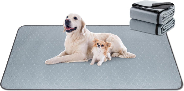 DAHAPYBOO Extra Large Washable Pee Pads for Dogs,2Pack Reusable Puppy Pads for