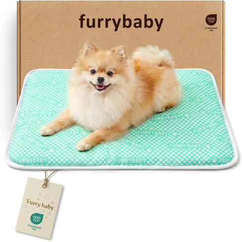 furrybaby Dog Cooling Mat, 24 * 18 Cooling Mat for Dogs, Cats,