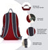 Outlander Packable Lightweight Travel Hiking Backpack, 33L (Dak Red)