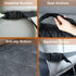 2PCS Paw Jamboree Dog Car Front Seat Covers Scratch-Proof Pet Car Seat Cover Non-Slip Car Seat Protector for Dogs