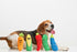 Squeaky Dog Plush Toy, Bite_Stick Collection, 8'', for Small and Medium Dogs, Red Chili