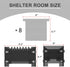 SIKGFPN Reptile Cricket Keeper,Acrylic Feeding Crickets Habitat,Replacement of Egg Cartons