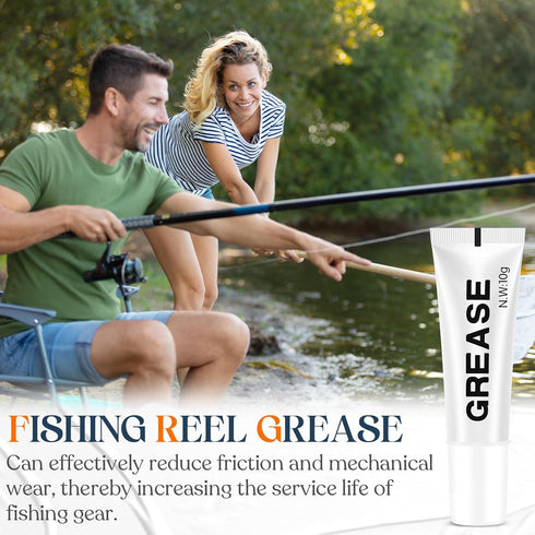 3 Threlaco Pcs Fishing Reel Grease Fishing Reel Lubricant Forming a Lubrication Layer to Provide Smooth and Long