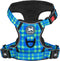 PoyPet No Pull Dog Harness, Reflective Adjustable Vest with 2 Leash Attachments, Soft Control Handle for Small Medium