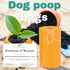 Pet Rhythm 360 counts 13x9 Inch Citrus Scented Dog Poop Bags - Orange Pet Waste Bags with Dispensers, Extra Large