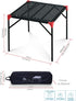 Backpacking iClimb Extendable Folding Table Large Tabletop Area Ultralight Compact with Hollow Out Tabletop for Camping