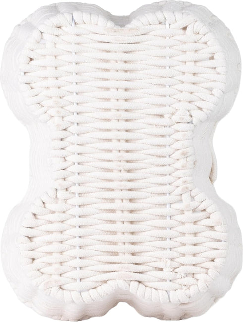 Dog Toy Basket - Handmade Dog Toy Bin, Dog Bone Shaped Basket for Toys, Dog Storage Organizer, Cat Toy Box, 17x13in Dog