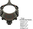 ICEFANG GN3 Tactical Dog Harness with 6X Buckle, Molle Vest with Handle, XL Ranger Green