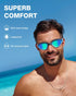 ZIONOR G1 MAX Polarized Anti-Fog Swim Goggles for Men Women