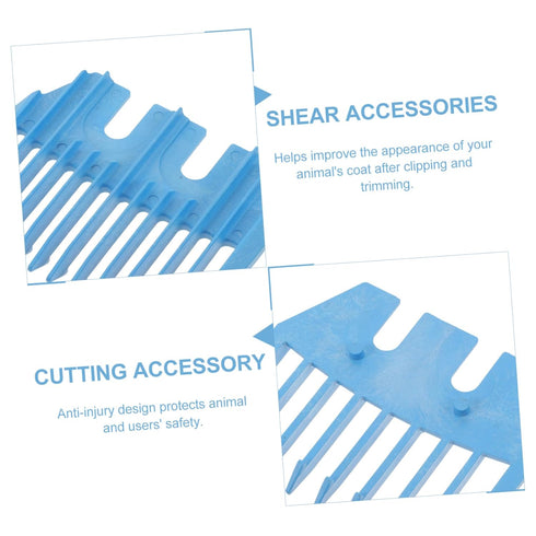 2pcs Electric Wool Shears Accessories - Goat Trimmer Electric Razor Shaver Guide for Sheep Grooming Clippers, Plastic