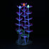 Glowing Fish Tank Decorations - 4 pcs Glow Aquarium Decorations, Glowing Mushroom Coral Plant Ornaments