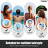 Tripsky Silicone Swim Cap - Comfortable Bathing Cap for Curly Short Medium Long Hair, Swimming Cap for Women and Men,