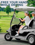 Golf Cart Phone Holder Mount - Magnetic with Vibration Dampener for EZGO/Club Car/Yamaha/ICON/Zone