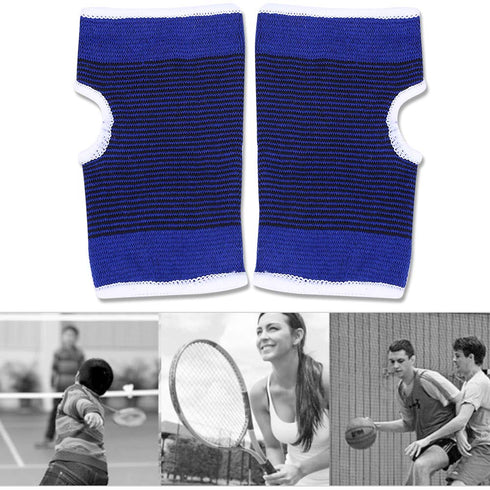 1P Elastic Wrist Support Brace for Sports - Blue, Size