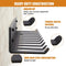 Multi-Purpose Storage Rack, Resistance Bands Rack Gym Storage, Heavy Duty Rack with 11 Hooks for Bands, Straps, Tools