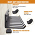 Multi-Purpose Storage Rack, Resistance Bands Rack Gym Storage, Heavy Duty Rack with 11 Hooks for Bands, Straps, Tools