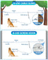 Upgraded Dog Runner for Yard, Trolley System with Elastic Cable for Large Dog