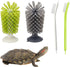 4 Pack Turtle Brush, Cleaning Brush with Suction Cup for Tank, Removes Aquatic Mud Dirt, Promotes Shell Health for