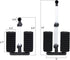 1 Pack AQUANEAT Double Bio Sponge Filter, for Fry, Betta, Shrimp, Nano, Aquarium Fish Tank