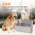 2Gal PAUQEWIE Automatic Dog Water Bowl Dispenser Auto Fill Dog Waterer Outdoor Livestock Water Trough Drinking Feeder