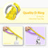 PHOEPET 5 Feet Dog Leash - Soft Padded Handle, Dual-Side Reflective, Fit for Hiking, Training, Camping (Yellow + Baby