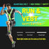 LED Reflective Vest for Running, High Visibility Light Up Vest, USB Rechargeable Adjustable Running Lights for Men