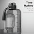HOORMED 50oz 84oz 2-in-1 (50oz, & Motivational Water Bottle - Time-Marked, Leak Proof & BPA free. Lid with Straw