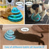 3-Level UPSKY Cat Toy Roller Turntable Cat Toys Balls with Six Colorful Balls Interactive Kitten Fun Mental Physical