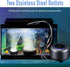 AQQA 5W 10W Aquarium Air Pump, Ultra-Quiet Energy-Saving Oxygen Pump for Freshwater and Marine Fish Tank