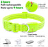Light Up Dog Collars - Rechargeable Reflective LED Glow Dark Collar for Small, Medium, and Large Dogs, Adjustable