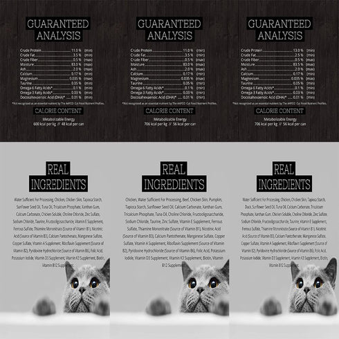 Fussie Cat Super Premium Grain Free Wet Food Variety Bundle Pack, 12 Cans (6 Flavors), 2.82 oz Each, Bonus Bowl