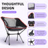 KYOEON 330Lbs Portable Camping Chair, Ultralight Durable Foldable Chair for Outdoor Camp,Travel, Beach, Picnic, Garden
