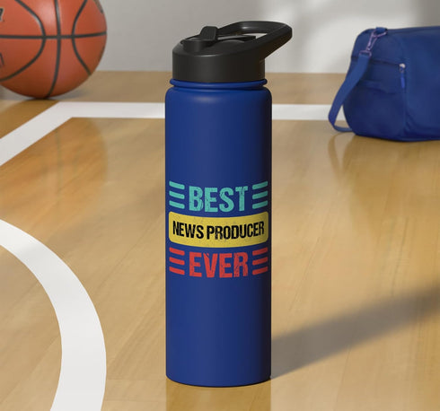 News Producer Shirts & Gifts News Producer Stainless Steel Insulated Water Bottle