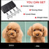 7.0 Inches Professional Pet Cat Dog Grooming Shears Scissors Kit - Straight, Curved, Thinning/Blending/Chunking