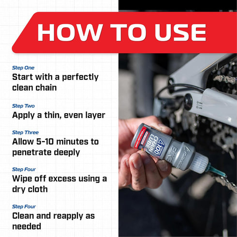 50ml (1.69 oz) Power Drive eBike Chain Lube Lubricant for Electric Bikes Durable Corrosion & Wear Protection, Friction